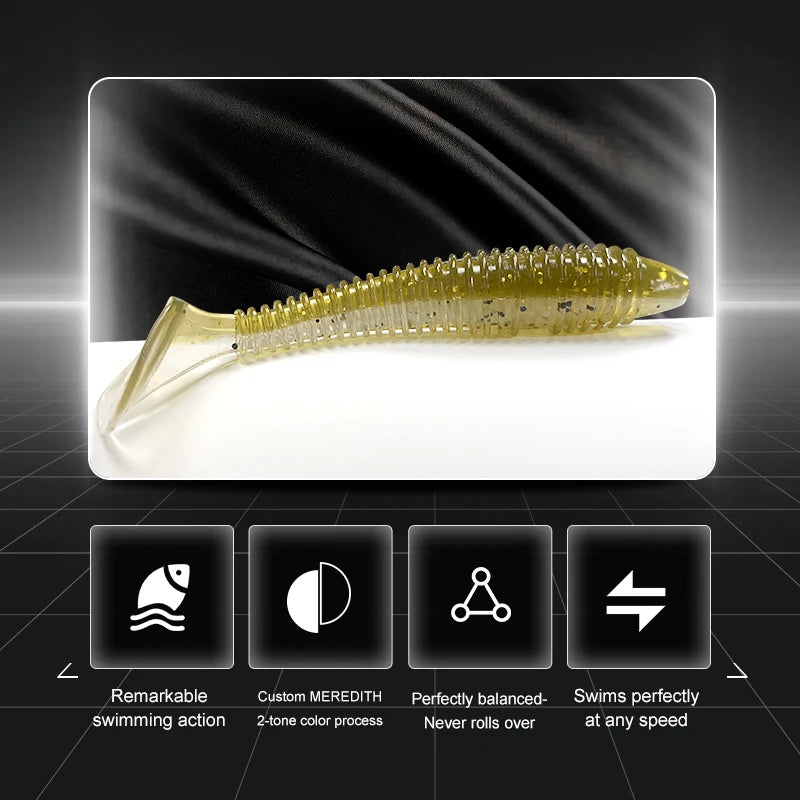 MEREDITH Swing Impact FAT Paddle Tail Lure