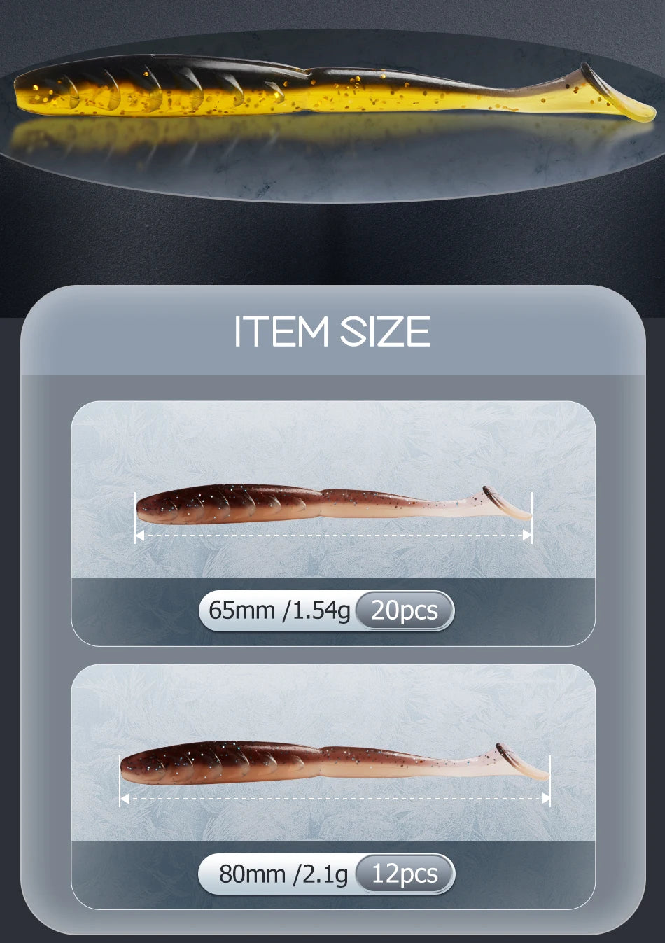 MEREDITH Crazy Shiner II Soft Lure