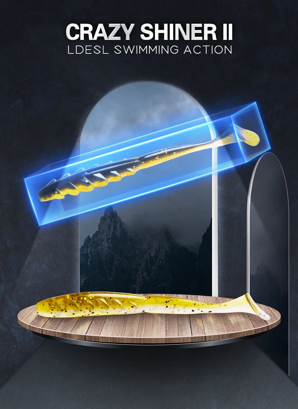 MEREDITH Crazy Shiner II Soft Lure