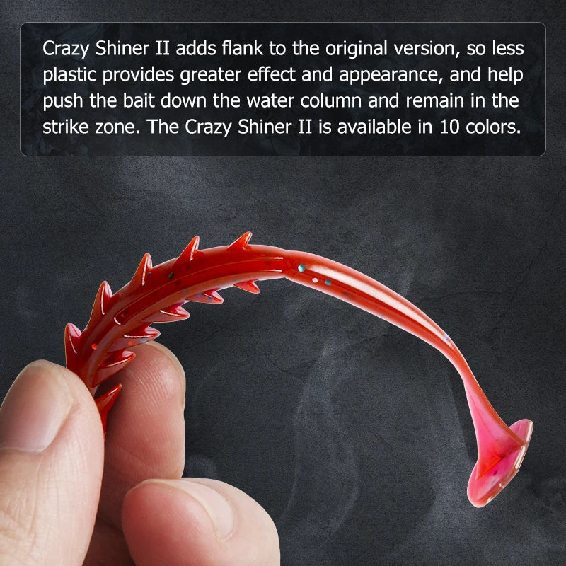 MEREDITH Crazy Shiner II Soft Lure