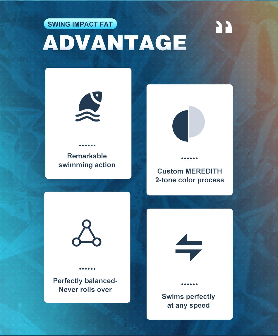 MEREDITH Swing Impact FAT Paddle Tail Lure