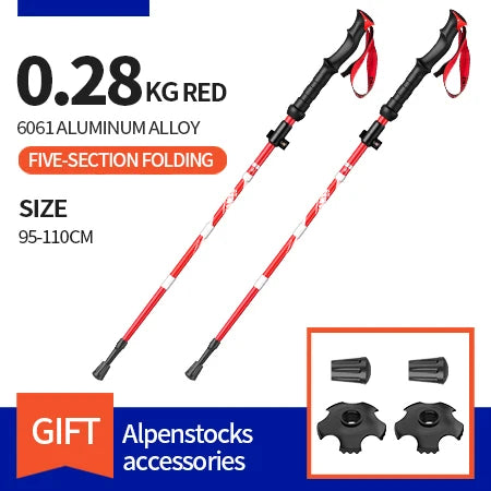 BSWOLF 2PCS Ultralight Trekking Poles