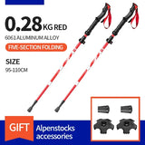 BSWOLF 2PCS Ultralight Trekking Poles