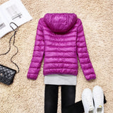 Women’s Ultra-Light Packable Puffer Jacket with Hood – Regular and Plus Size up to 3X