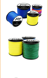JOF 4 Strand 300M/328Yards 100% PE Braided Fishing Line Multifilament  River Fishing 8LB 10LB 20LB 30LB 35LB 40LB 50LB 60LB 80LB