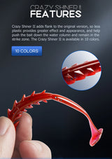 MEREDITH Crazy Shiner II Soft Lure