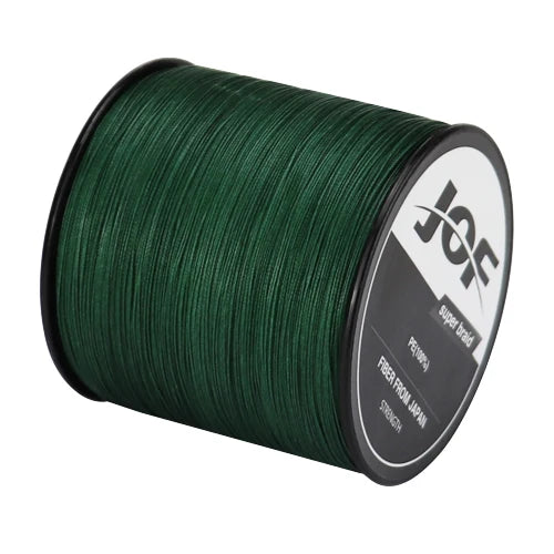 JOF 4 Strand 300M/328Yards 100% PE Braided Fishing Line Multifilament  River Fishing 8LB 10LB 20LB 30LB 35LB 40LB 50LB 60LB 80LB