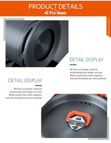 Fire Maple Hiking Teapot – Outdoor Camping Kettle with Heat Exchanger & Filter (0.8L / 1.3L)