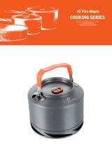 Fire Maple Hiking Teapot – Outdoor Camping Kettle with Heat Exchanger & Filter (0.8L / 1.3L)