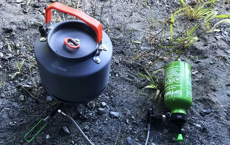 Fire Maple Hiking Teapot – Outdoor Camping Kettle with Heat Exchanger & Filter (0.8L / 1.3L)