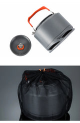 Fire Maple Hiking Teapot – Outdoor Camping Kettle with Heat Exchanger & Filter (0.8L / 1.3L)