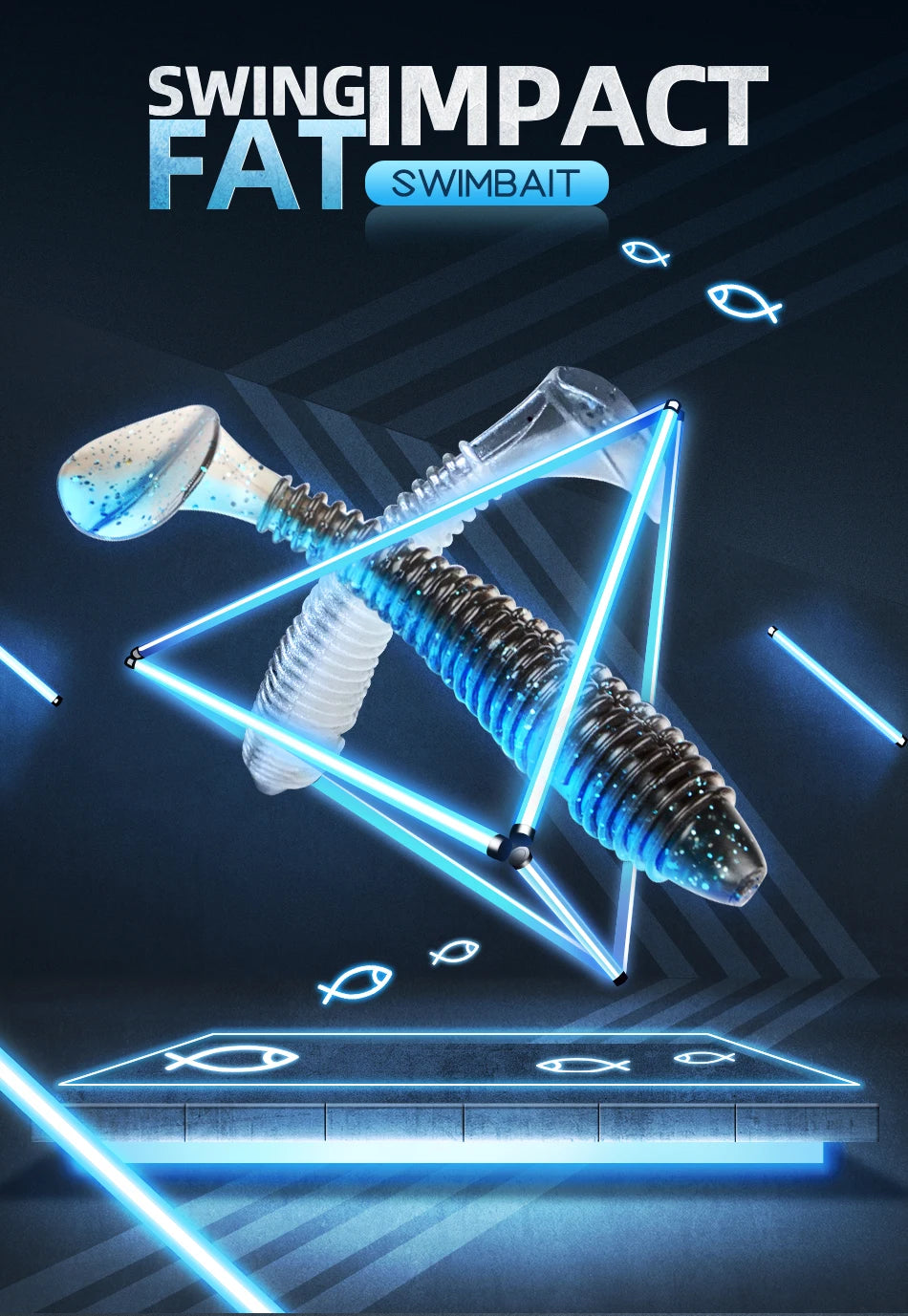 MEREDITH Swing Impact FAT Paddle Tail Lure