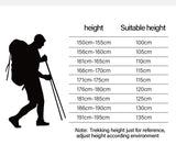 BSWOLF 2PCS Ultralight Trekking Poles