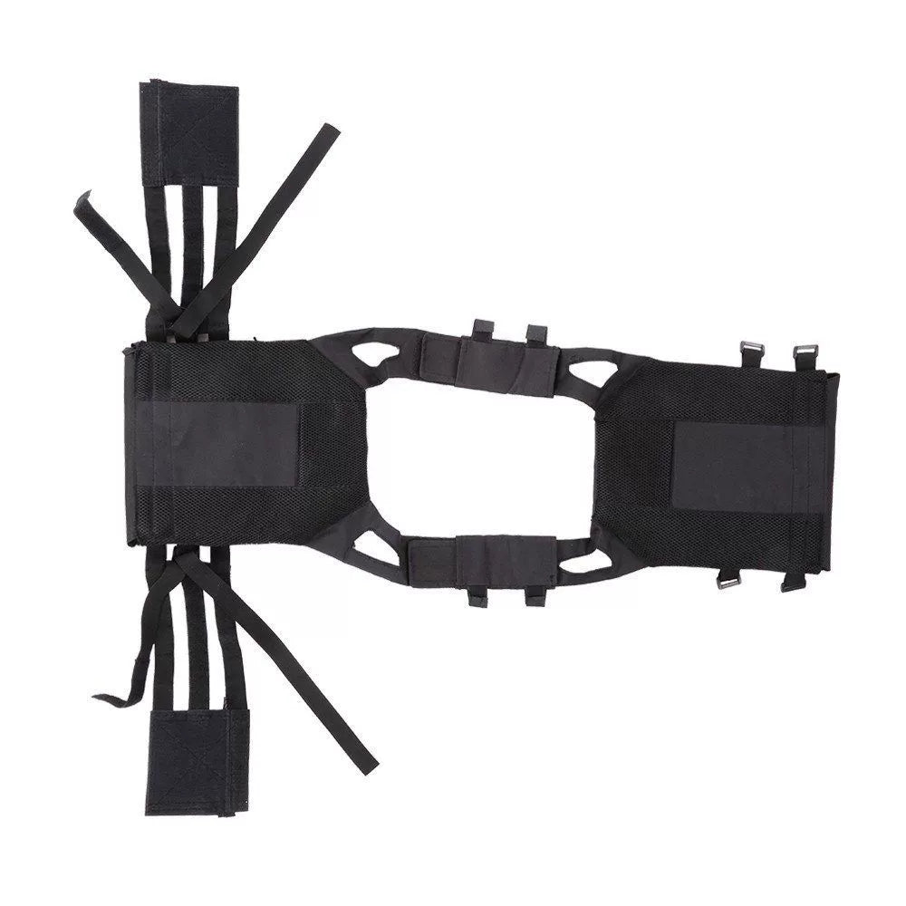 Nylon Tactical Vest – Body Armor Plate Carrier with MOLLE System for Airsoft