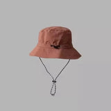 Unisex Summer Wide Brim Waterproof and Quick-drying Panama Caps Outdoor Visor Bucket Hats Mesh Breathable Sun Hat with Neck Flap