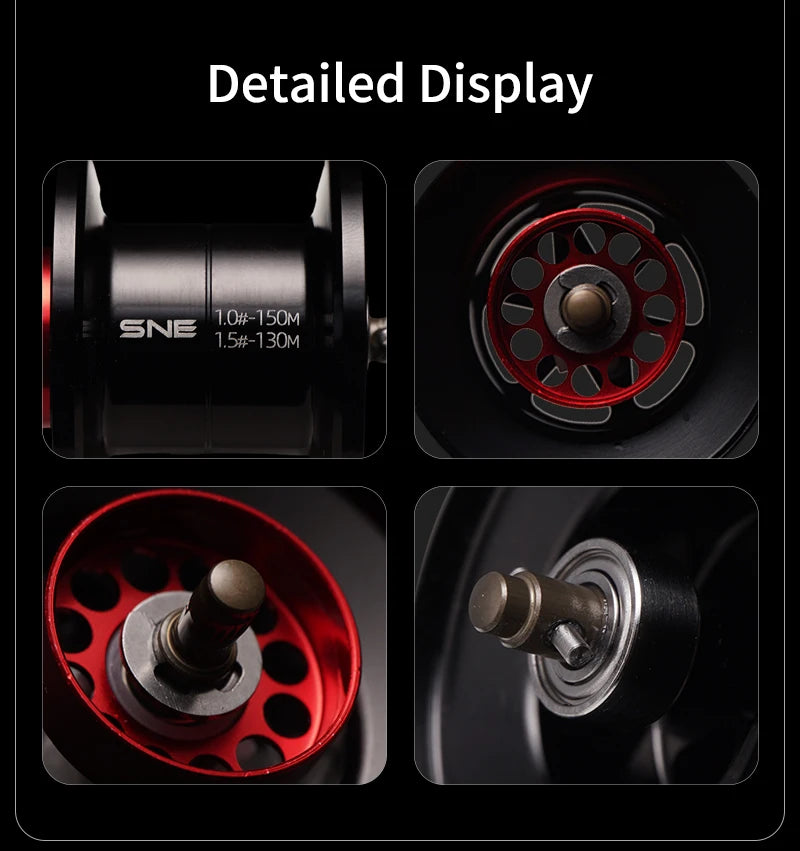 PURELURE ZANA Baitcasting Reel – 139g Aluminum Alloy Frame, 5.8g Spool, 7.6 Gear Ratio, 4KG Drag for Freshwater & Saltwater Fishing