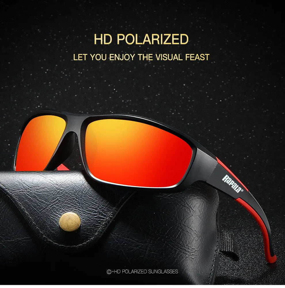 Rapala  High Definition Polarized Sunglasses for Men Women Outdoor Sport Fishing Sun Glasses UV400 Protection Driving Eyeglasses