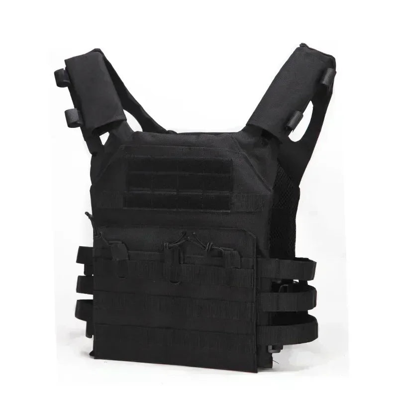 Nylon Tactical Vest – Body Armor Plate Carrier with MOLLE System for Airsoft