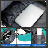 50L Nylon Backpack Camping Bag Outdoor Sport Hiking Trekking Climbing Travel Shoulder Reflective Shoes Luggage Outdoor Men Bag