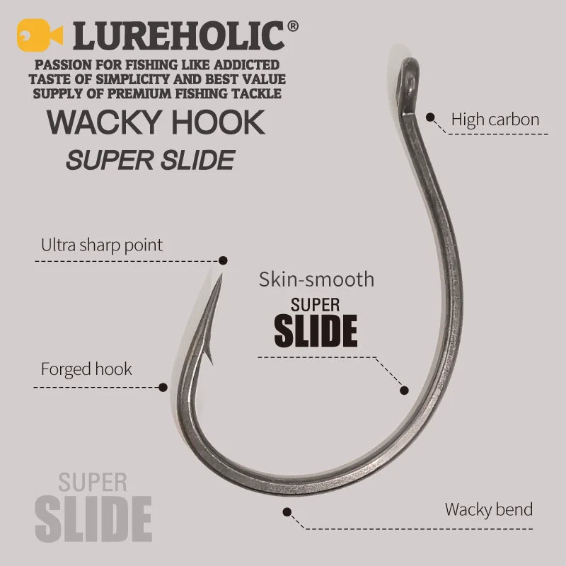 LUREHOLIC PTFE Super Slide Wacky Hook