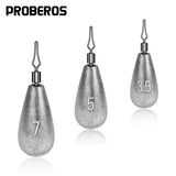 PROBEROS Drop Shot Fishing Sinkers