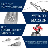 PROBEROS Drop Shot Fishing Sinkers