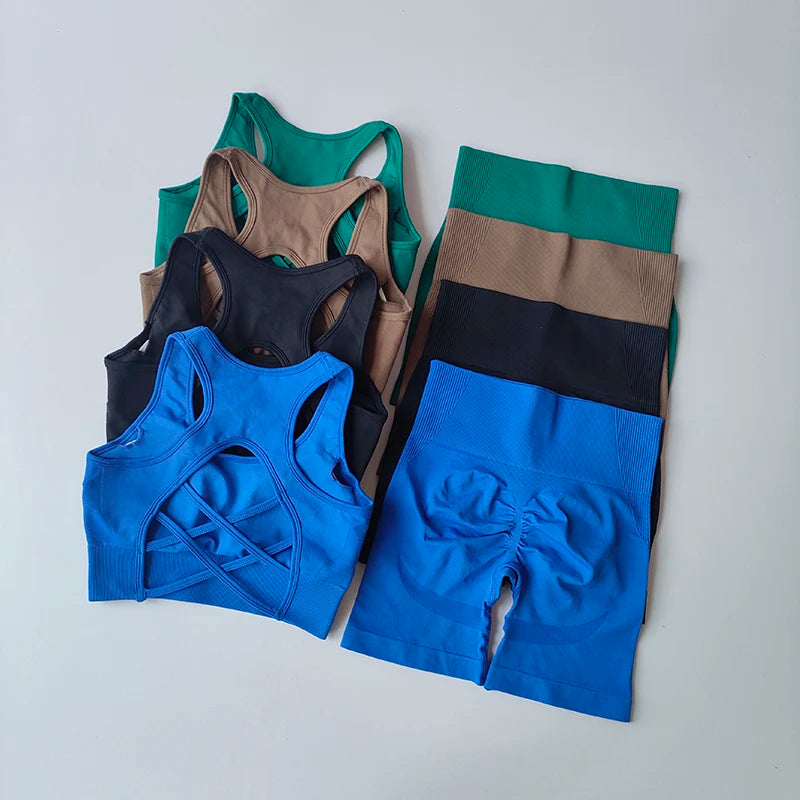 2PCS Women’s Seamless Yoga Set