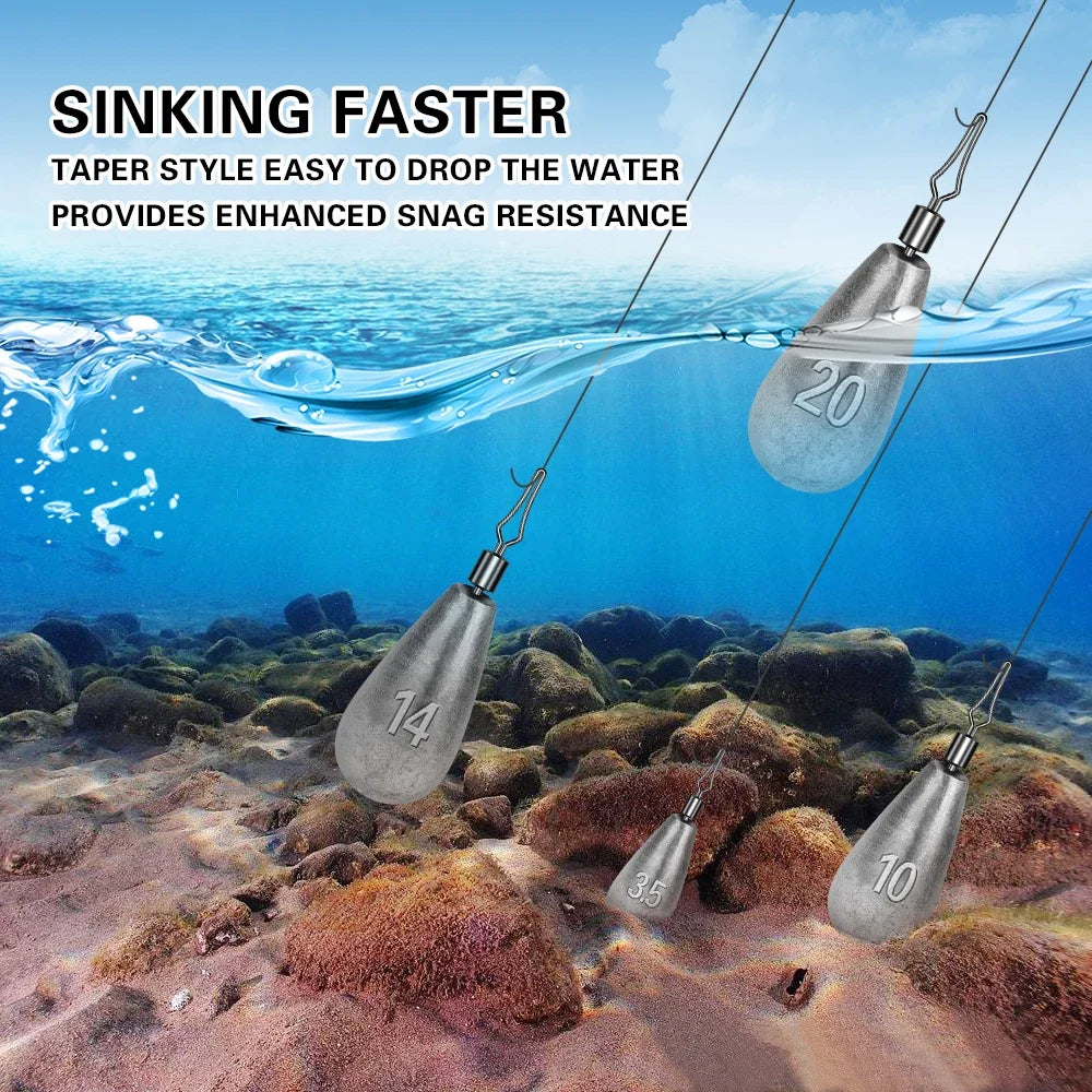 PROBEROS Drop Shot Fishing Sinkers