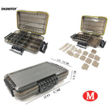 Fishing Tackle Box Organizer – Waterproof Lure Box with Removable Dividers for Hooks, Lines & Small Fishing Accessories
