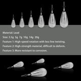 PROBEROS Drop Shot Fishing Sinkers