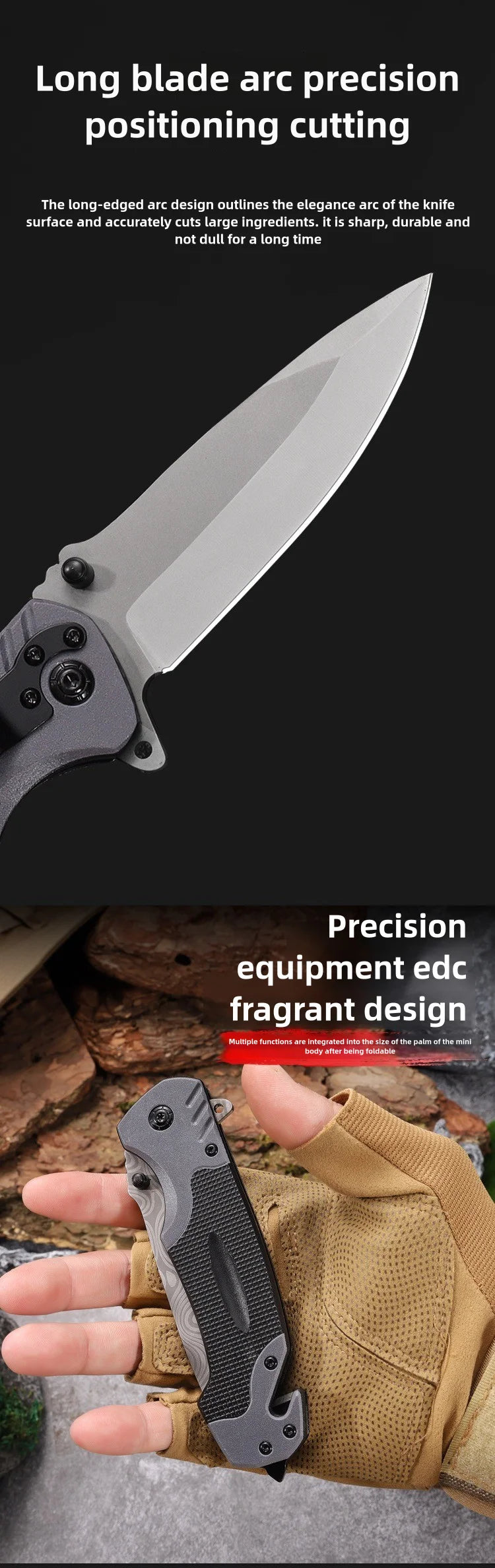 Multi-Functional Folding Pocket Knife