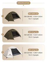 MOBI GARDEN Camping Backpacking Tent
