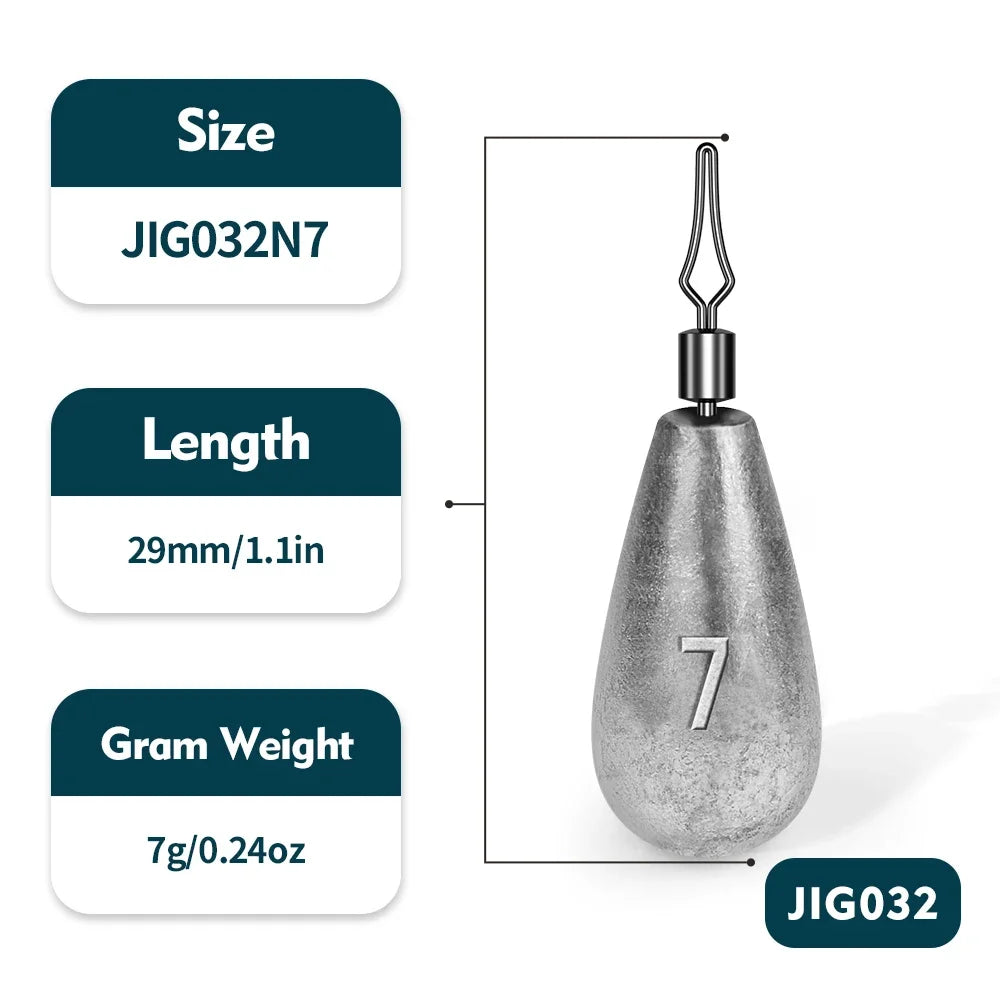 PROBEROS Drop Shot Fishing Sinkers