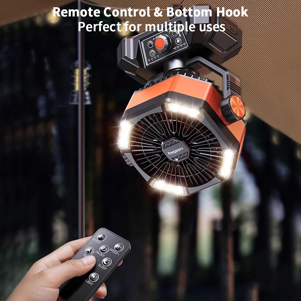 20000mAh Portable Camping Fan