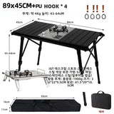 MOUNTAINHIKER Folding Camping IGT Table – Lightweight Wood Outdoor BBQ & Picnic Table