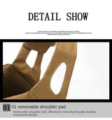 Nylon Tactical Vest – Body Armor Plate Carrier with MOLLE System for Airsoft