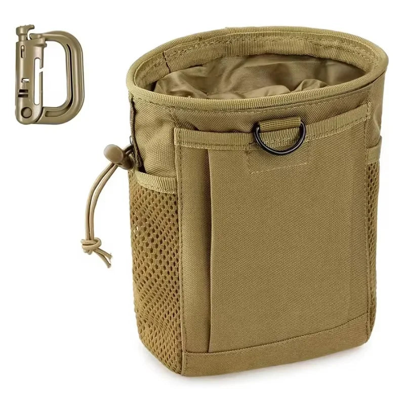 MOLLE Dump Pouch – Adjustable Hunting Ammo & Magazine Recovery Bag