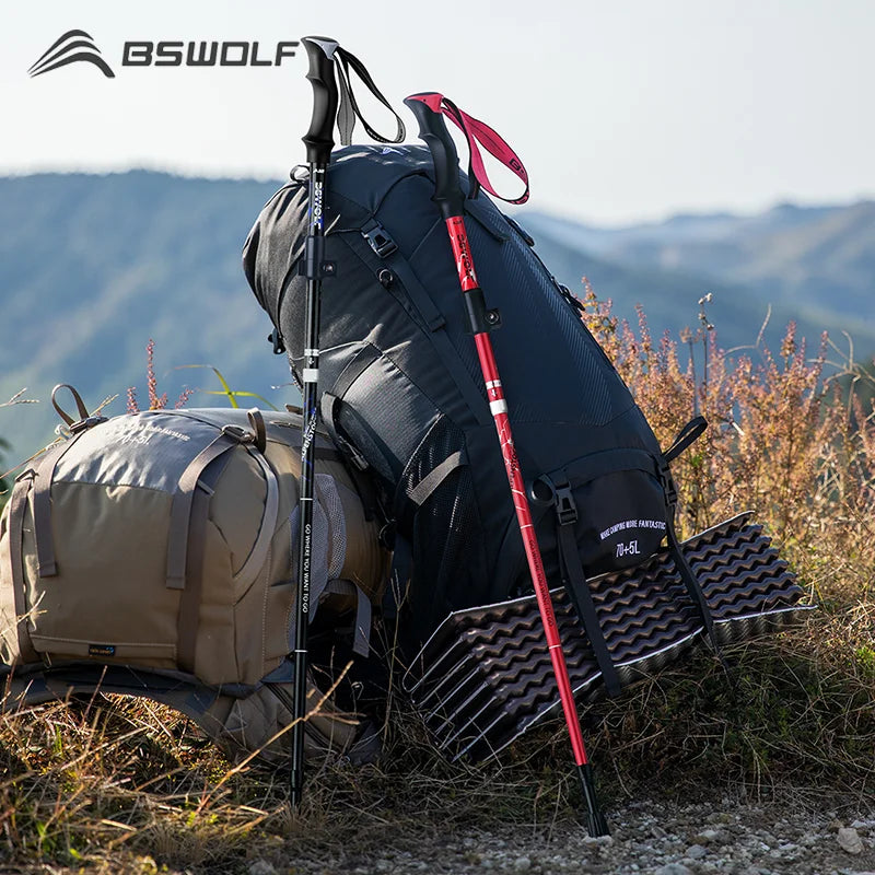 BSWOLF 2PCS Ultralight Trekking Poles