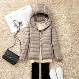 Women’s Ultra-Light Packable Puffer Jacket with Hood – Regular and Plus Size up to 3X