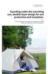 Automatic Quick-Opening 3-4 Person Camping Tent