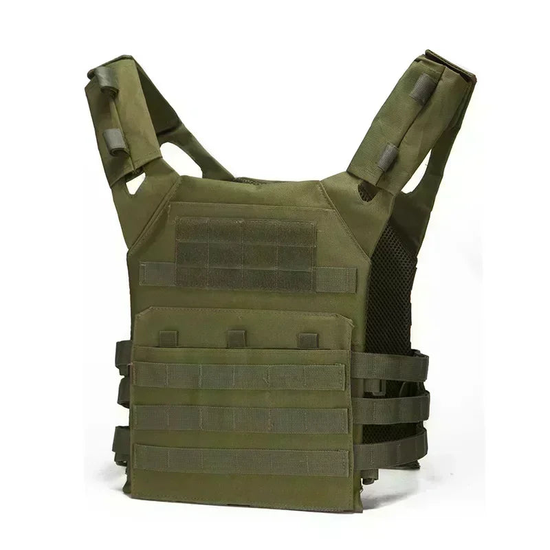 Nylon Tactical Vest – Body Armor Plate Carrier with MOLLE System for Airsoft