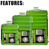 Double Sided Lure Baits Box Fishing Large Compartments