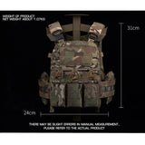 Ferro V5 FCPC Plate Carrier – Modular MOLLE Hunting Vest with Triple Magazine Pouch