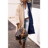 Women’s Reversible Quilted Hooded Winter Jacket – Thick Warm Long Coat