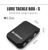 LUREHOLIC Fishing Tackle Box – Waterproof Organizer for Lures, Hooks, Jig Heads, Swivels, Snaps & Fishing Accessories Storage