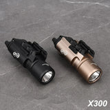 Tactical X300/X300U/X300V/XH35 Pistol LED Strobe Flashlight – 20mm Rail Mount