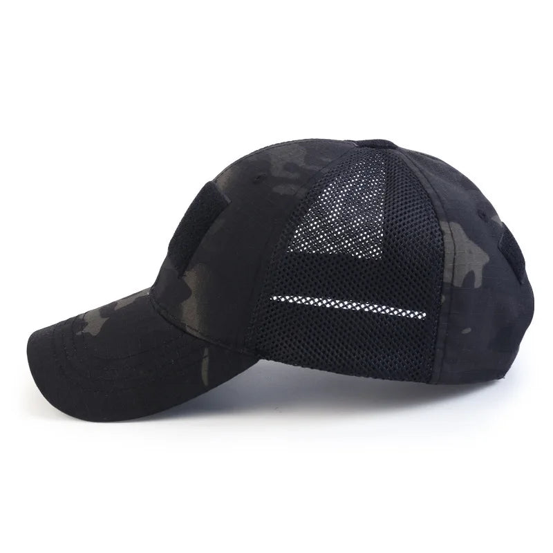 Unisex Sports Outdoor Sunscreen Quick-Drying Hat Men Casual Cap Female Unisex Camouflage Hunting Fishing Baseball Cap