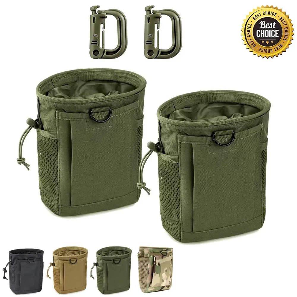 MOLLE Dump Pouch – Adjustable Hunting Ammo & Magazine Recovery Bag