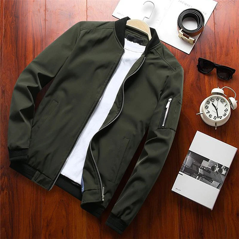 Men’s Slim Bomber Jacket