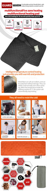 Outdoor USB Heated Sleeping Mat – Electric Camping Mattress Pad for Sleeping Bags